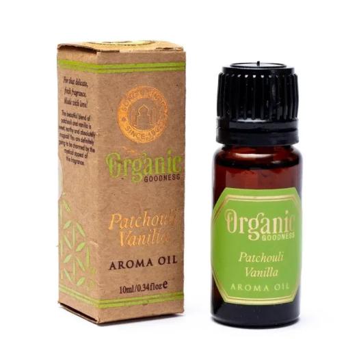 Aceite Aromático Vainilla y Pachulí Organic Goodness 10ml