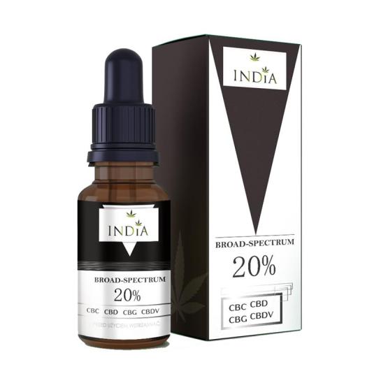 Aceite Cáñamo CBD CBC CBG CBDV Amplio Espectro 20% India 10ml