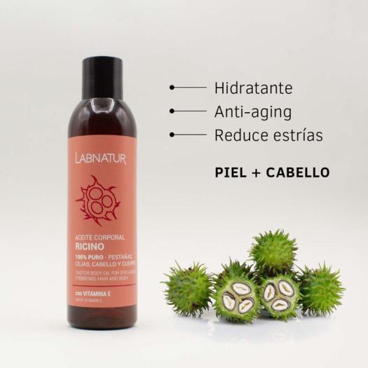 Aceite Corporal de Ricino Labnatur 200ml