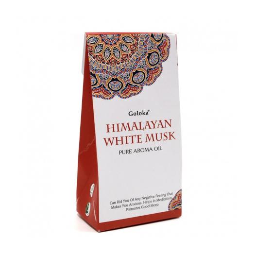 Aceite de Fragancia Almizcle Blanco del Himalaya Goloka 10ml