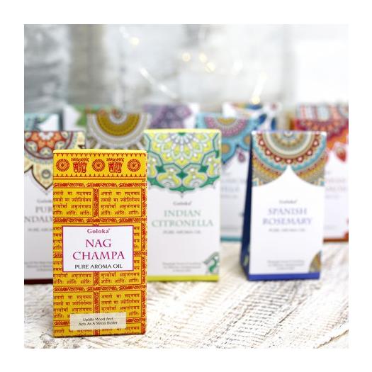 Aceite de Fragancia Nag Champa Goloka 10ml