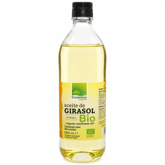 Aceite de Girasol Desodorizado en Cristal Campomar Bio 1 litro