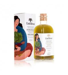 Aceite de Oliva Sin Filtrar Bio Frasca Cristal 500ml Un Olivo