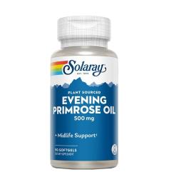 Aceite de Onagra Evening Primrose Oil 500mg Solaray 90 Perlas