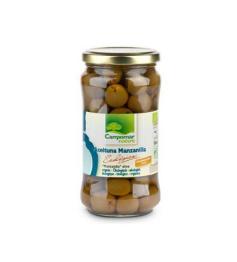 Aceituna Verde Sin Hueso Aliñada Campomar Bio 350g