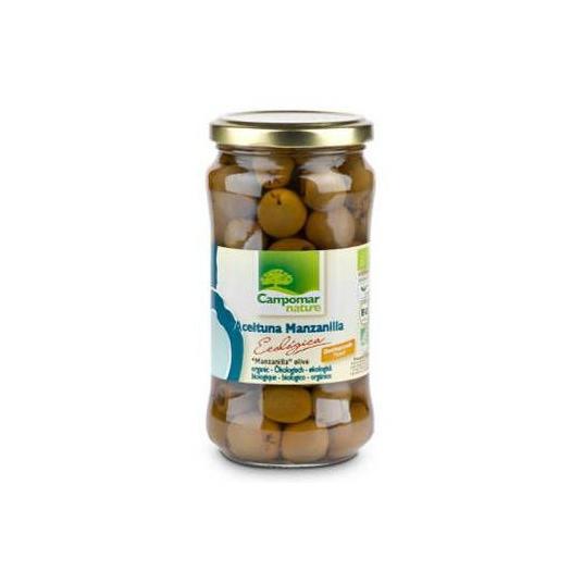 Aceituna Verde Sin Hueso Aliñada Campomar Bio 350g