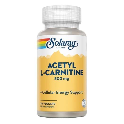 Acetyl L-Carnitina 500 mg Solaray 30 VegCaps