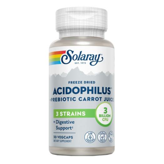 Acidophilus 3 Cepas Solaray 30 VegCaps