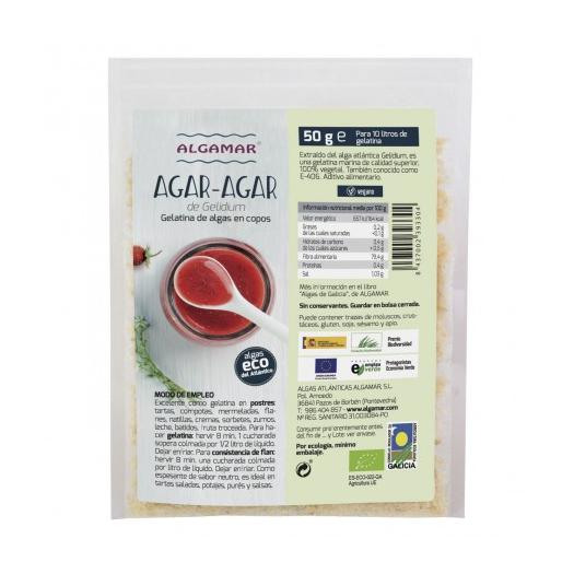 Agar Agar en Copos Algamar Bio 50g