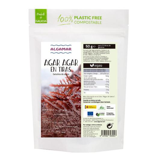 Agar Agar en Tiras Algamar Bio 50g