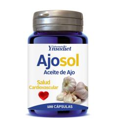 Ajosol Vegetal Aceite de Ajo Ynsadiet 100 Cápsulas