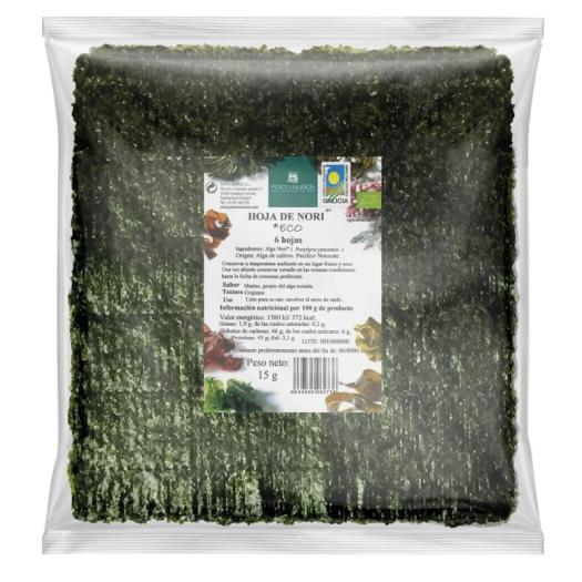 Alga Nori Sushi 6 Hojas PortoMuiños 15g