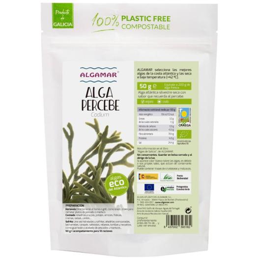 Alga Percebe Codium deshidratado Algamar Bio 50 g