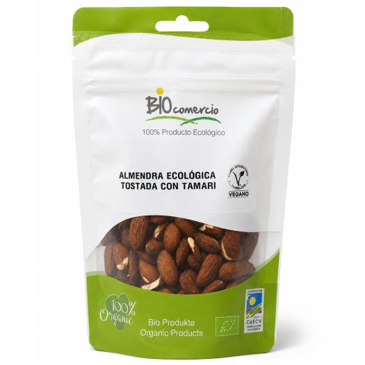 Almendra Tostada con Piel con Tamari Biocomercio Bio 100g