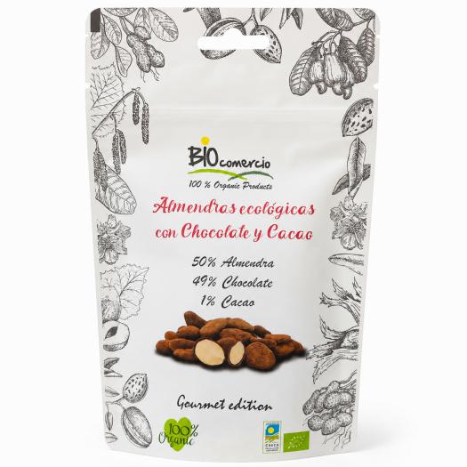 Almendras con Chocolate y Cacao Biocomercio Bio 100g