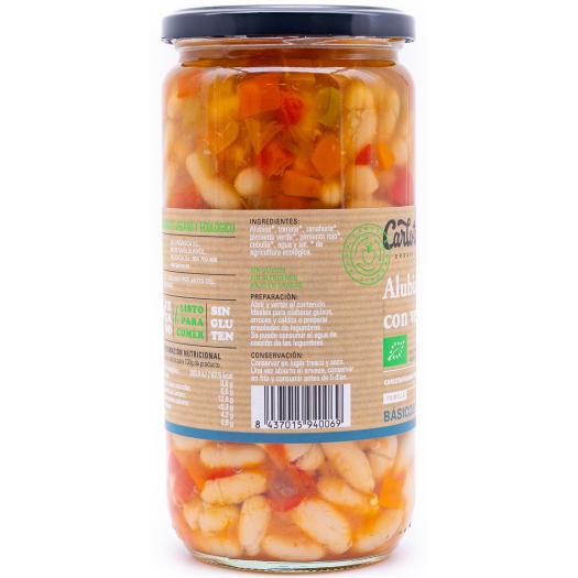 Alubias con Verduras Bio 720g