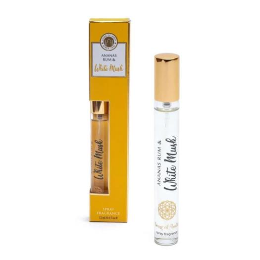 Ambientador en Spray de Ron de Piña y Azmicle Blanco Song of India 12ml