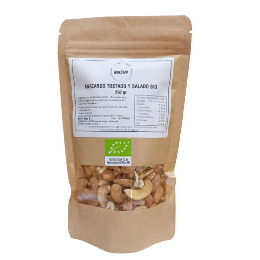 Anacardos Tostados con Sal Nulthy Bio 250g