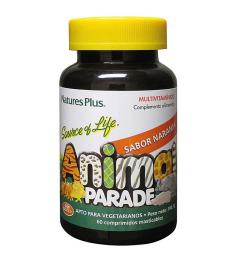 Animal Parade Multivitamínico Naranja Naturés Plus 60 Comp Masticables