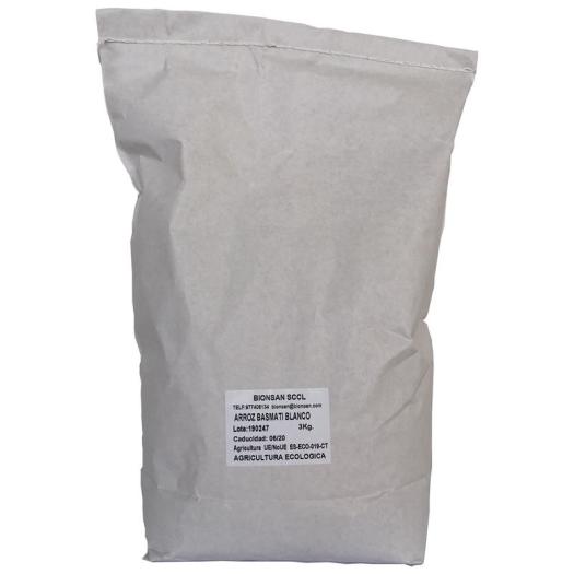 Arroz Basmati Blanco Granel Bionsan Bio 3 Kg