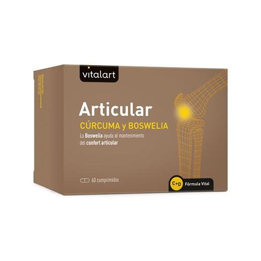 Articular con Cúrcuma y Boswelia Vitalart 60 Comprimidos