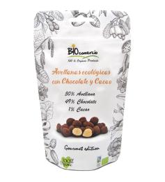 Avellanas con Chocolate y Cacao BioComercio Bio 100g