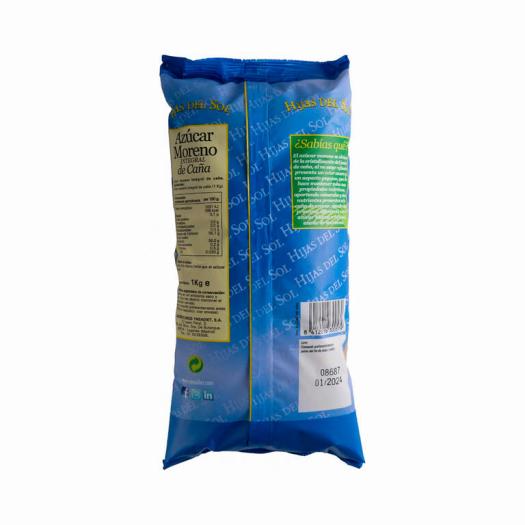 Azúcar Moreno Integral de Caña Hijas del Sol Ynsadiet 1Kg