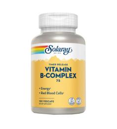 B Complex 75 Vitamin Solaray 100 VegCaps