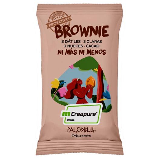 Barrita de Brownie con dátiles  nueces  creatina Creapure® y cacao Paleobull 55g