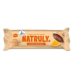Barrita Raw de Cacao y Naranja Natruly Bio 40g