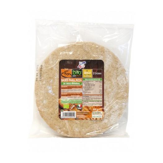 Bases de Pizza Integral de Trigo Bio 2 ud 300g