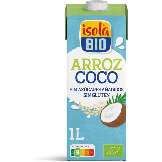 Bebida de Arroz y Coco IsolaBio Bio 1L