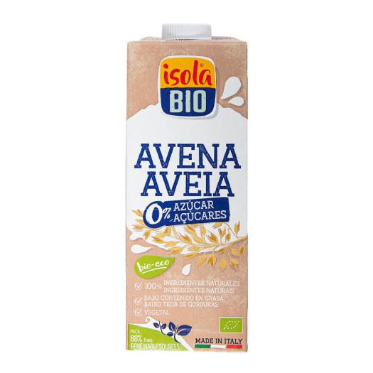 Bebida de Avena Cero Azúcares IsolaBio Bio 1L