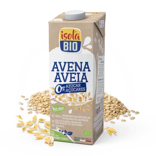Bebida de Avena Cero Azúcares IsolaBio Bio 1L