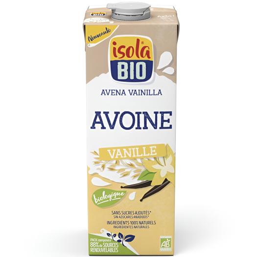Bebida Vegetal de Avena y Vainilla IsolaBio Bio 1L