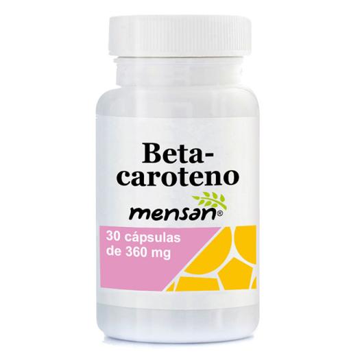Betacaroteno 30 cápsulas de 360 mg