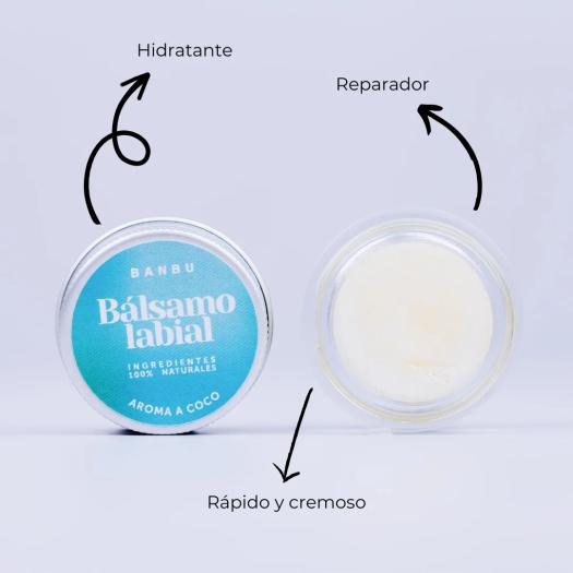 Bálsamo Labial Aroma Coco Banbu 5ml