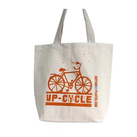 Bolsa de Algodón Bicicleta 42x11x39cm