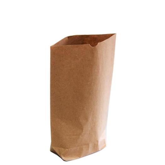 Bolsa de Papel Kraft Cilíndrica para Granel 120x225 Caja de 2500uds