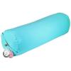 Bolster Yoga Cilíndrico Turquesa Algodón Orgánico 60x20cm