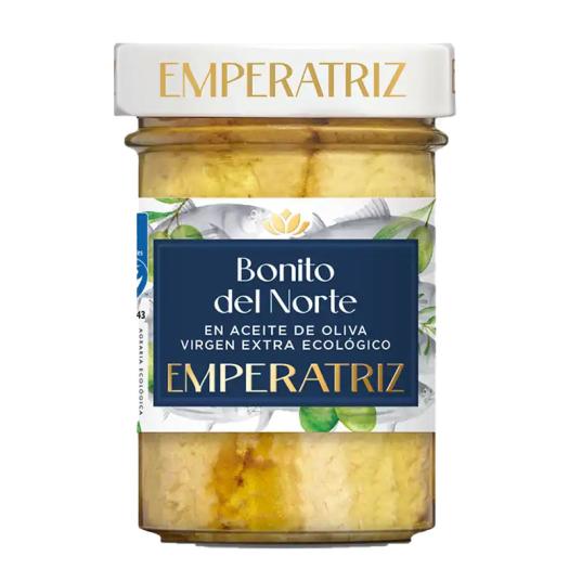Bonito Bote de Cristal en Aceite de Oliva Emperatriz Bio 200g