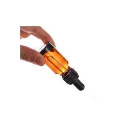 Botella Gotero Frasco de Vidrio Ámbar con Pipeta Cuentagotas 20ml