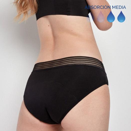 Braga Menstrual Bikini Flujo Moderado Gisela Talla M