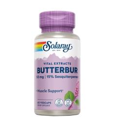 Butterbur Petasita Extracto de Raíz 50 mg Solaray 60 VegCaps