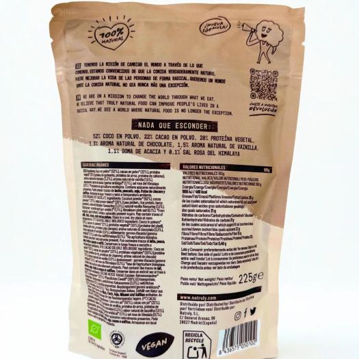 Cacao Soluble con Proteína Natruly 225g