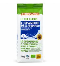 Café Descafeinado Etiopía Molido Ethiquable Bio 250 g