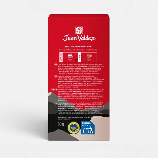 Café en Cápsula Volcán Juan Valdez 10 uds