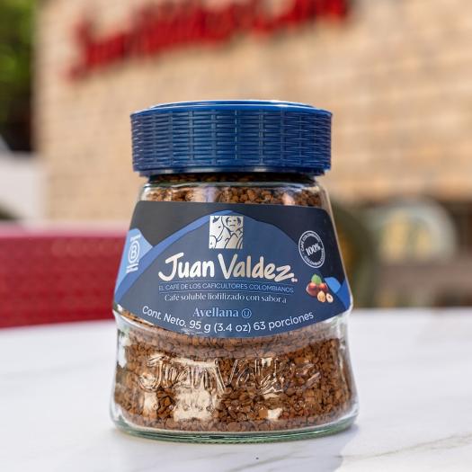 Café Liofilizado Avellana Juan Valdez 95 g