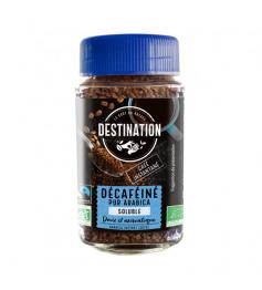 Café Soluble Descafeinado 100% Arabica Liofilizado Destination Bio 100g