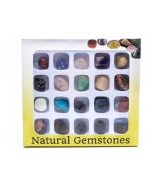 Caja de Regalo con 20 Piedras Preciosas en Bruto